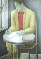 Man Writing by Ruth Addinall